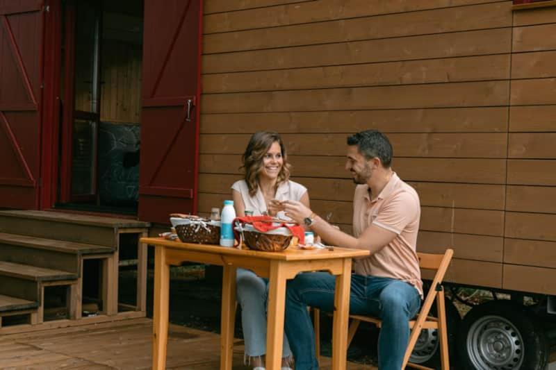 Roulottes Cocooning Au Coeur Des Landes Campingplatz